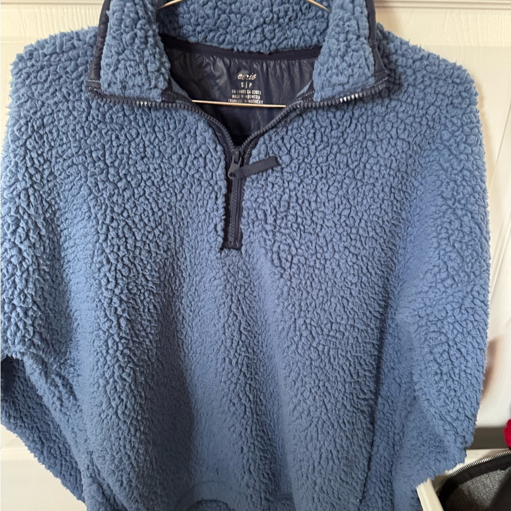 Blue Fleece Sweater Aerie